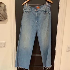 Mother Denim Sunburst Ankle Fray Jean Size 32